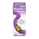 Children's Mucinex &nbsp;Expectorant&nbsp;Grape Flavor Full-Size Picture